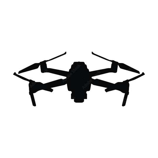 Drone shiouette